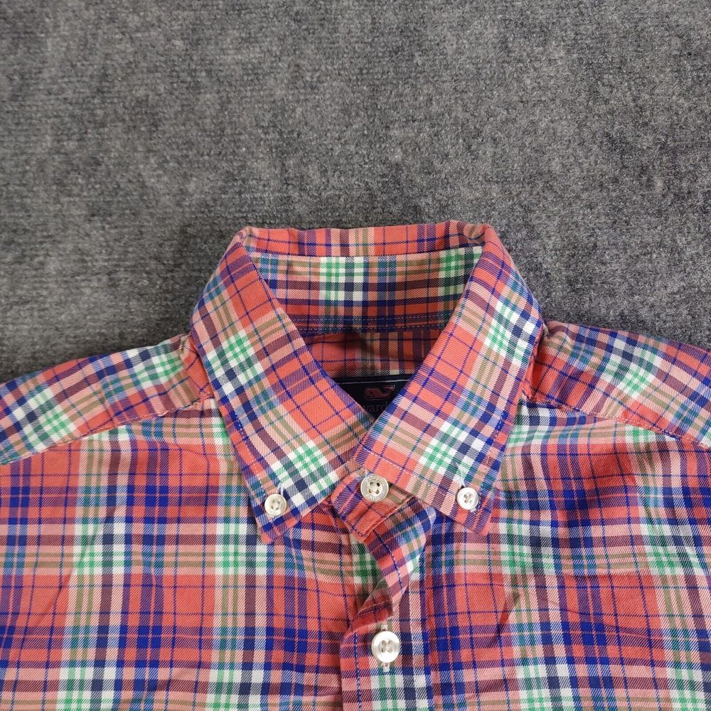Vineyard Vines Shirt XS Slim Fit Tucker Long Sleeve Button Down Multicolor Plaid - Picture 4 of 9